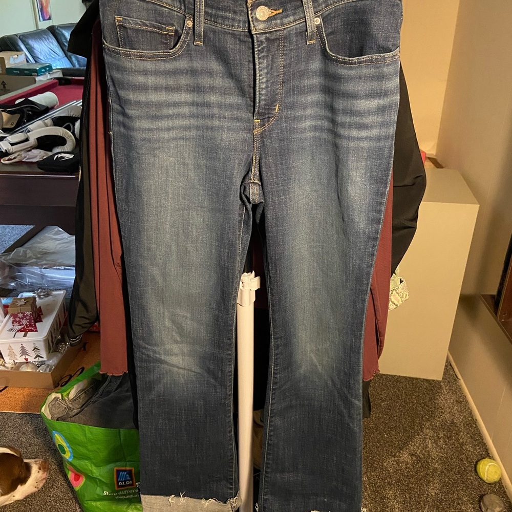 Levi's Dark Blue 315 Shaping Bootcut Jeans